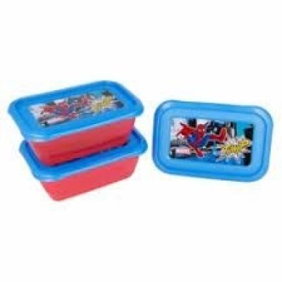 Lancheira infantil — 3 peças Spider-Man