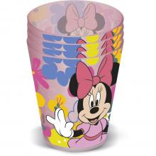 Copo infantil em plástico 285 ml — 4 peças Minnie