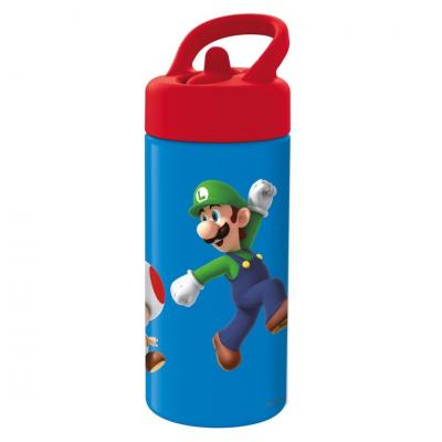 Garrafa Playground em plástico 410 ml Super Mario