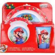Conjunto de refeição infantil Super Mario
