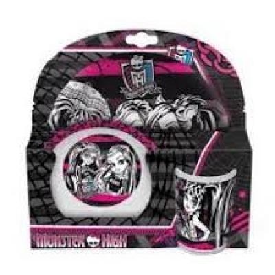 Conjunto de refeição infantil Monster High