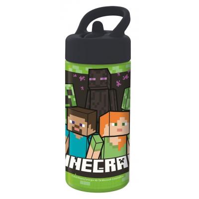 Garrafa Playground em plástico 410 ml Minecraft