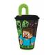 Copo infantil 430 ml Minecraft