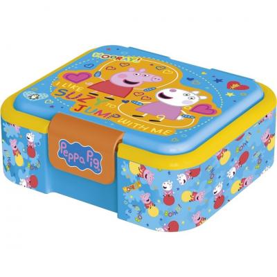 Lancheira com compartimentos Suprema Peppa Pig