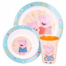 Conjunto de refeição infantil Peppa Pig
