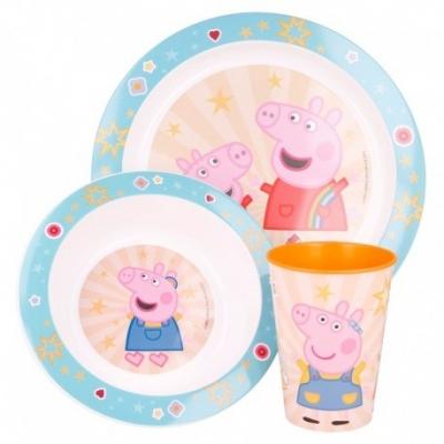 Conjunto de refeição infantil Peppa Pig
