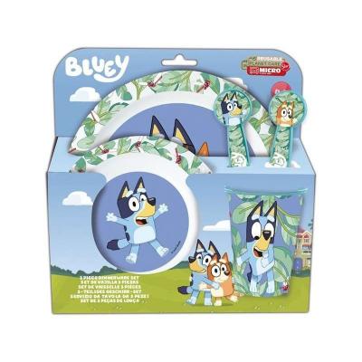 Conjunto de refeição infantil Bluey