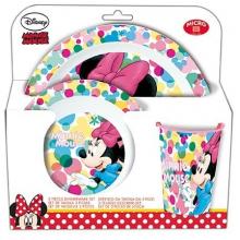 Conjunto de refeição infantil Minnie