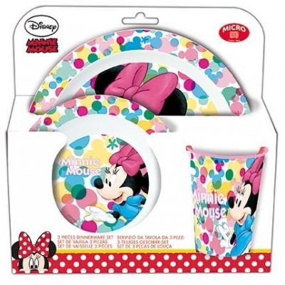 Conjunto de refeição infantil Minnie