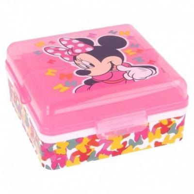 Lancheira com compartimentos Minnie