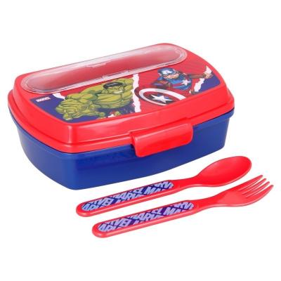 Conjunto de talheres infantis Vingadores