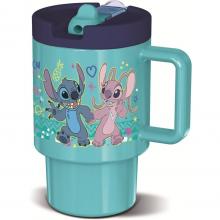 Caneca infantil em plástico 530 ml Stitch
