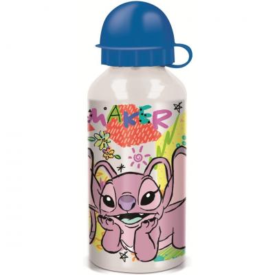 Garrafa infantil em alumínio 400 ml Stitch