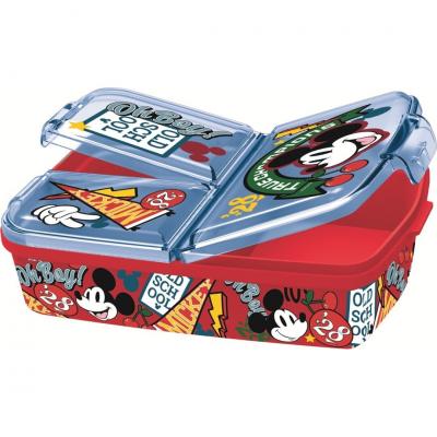 Lancheira com compartimentos Mickey