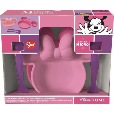 Conjunto de refeição infantil em plástico