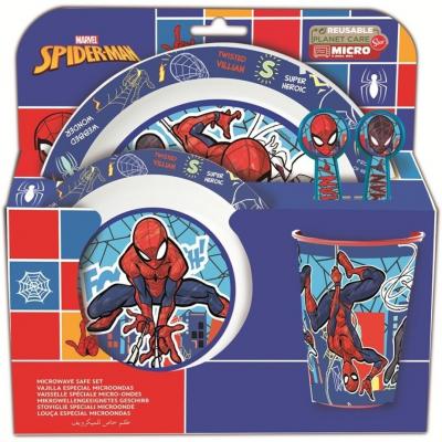 Conjunto de refeição infantil Spider-Man
