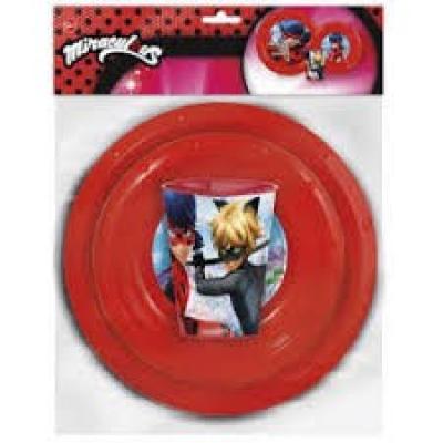 Conjunto de refeição infantil Ladybug