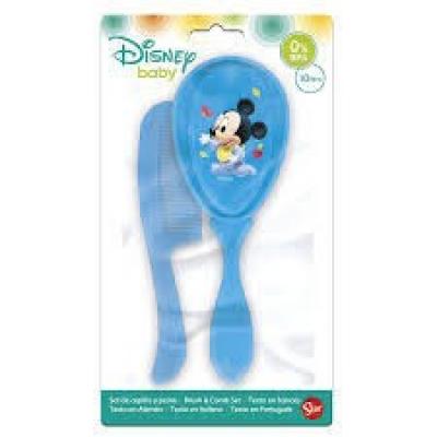 Conjunto de escova e pente Mickey