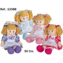 Peluche Boneca Primavera 50 cm 4 Cores