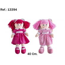 Peluche Boneca Rosita 40 cm 2 cores