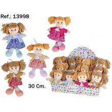 Peluche Boneca Sol 4 Sortido. 30 cm