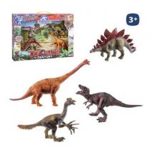 Conjunto de 4 Dinossauro 2 Modelos 20 × 12 Cm