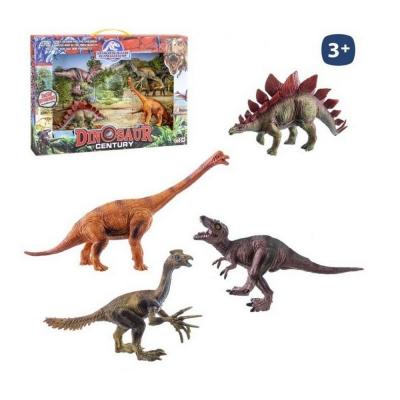 Conjunto de 4 Dinossauro 2 Modelos 20 × 12 Cm