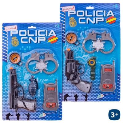 Conjunto de 5 Conjunto Polícia 2 Modelos 19 Cm