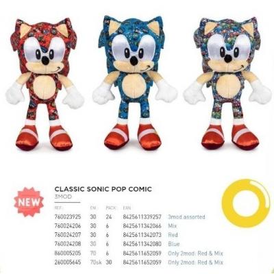 Peluche Sonic Pop Comic . 30 cm