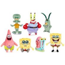 Peluche SpongeBob Friends 7 modelos 30 cm sustentável