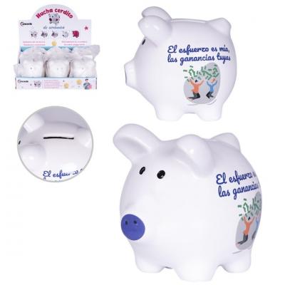 Hucha Cerdito Cerâmica