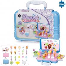 Brinquedo Mala Conjunto Mini Sobremesas 26PCS