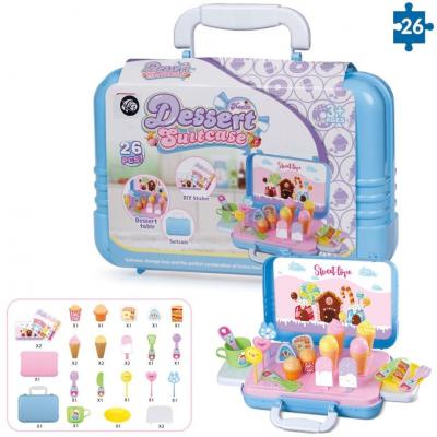 Brinquedo Mala Conjunto Mini Sobremesas 26PCS