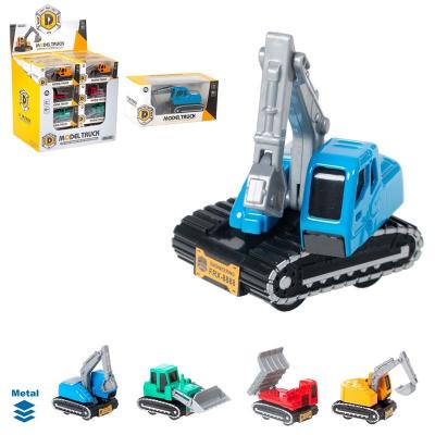 Carro Camião Construção Movimento de Recuo Metal Sortido