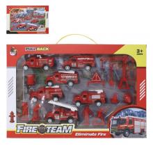 Brinquedo Bombeiros 16PZS Plástico