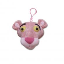 Porta-chaves de peluche Pantera Cor-de-rosa Porta-chaves