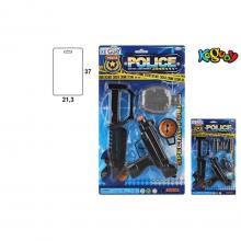 Conjunto de polícia com 4 peças — 37 × 21 cm
