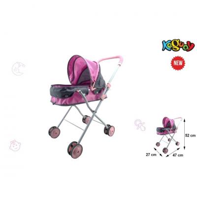 Carrinho Paseo Boneca Bebes Glam 47 × 27 × 52 Cm