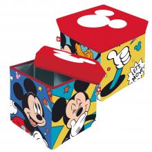 Banco de Arrumação Mickey — 30 × 30 × 30 cm
