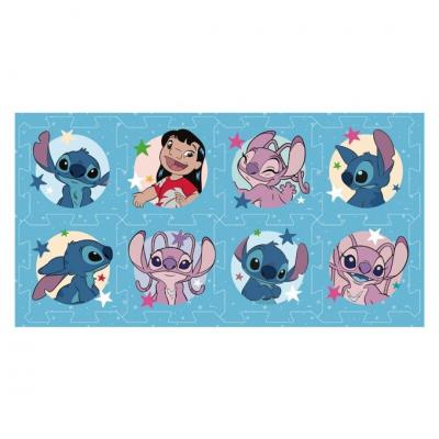 Tapete puzzle em espuma Stitch — 8 peças