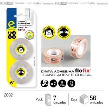 2 rolos fita adesiva transparente. 33MX18MM