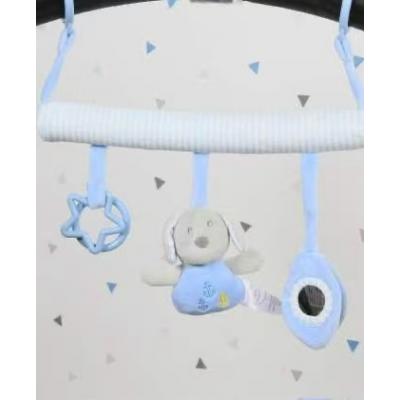 Boneco de atividades com cabide, 100% poliéster — azul, modelo 21471