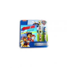 Patrulha Pata Conjunto relógio com caneta com caderno