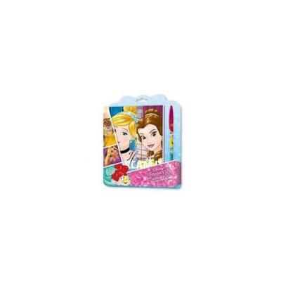Princesas caderno com caneta.3D