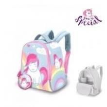 Mochila escolar Unicórnio