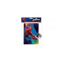 Diário Spider-Man com cadeado