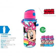Garrafa infantil em alumínio 600 ml Minnie