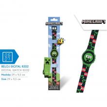 Relógio Digital Minecraft — Modelo 874762