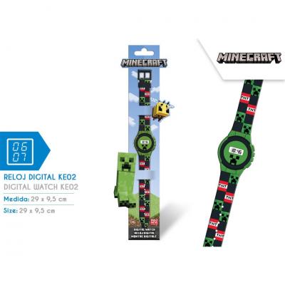Relógio Digital Minecraft — Modelo 874762