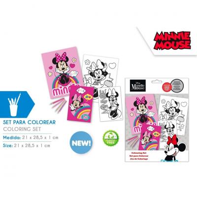 Conjunto para colorir Minnie
